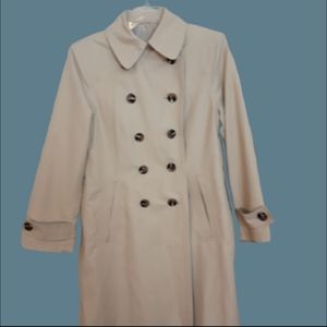 Jones New York L double breasted trench coat